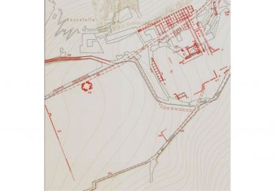 Fig. 1. Localizzazione nella Carta archeologica (da C.F. Giuliani, 1970)