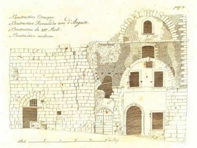 Fig. 4. &ldquo;Mercato coperto&rdquo;: disegno di A. Uggeri (1806)